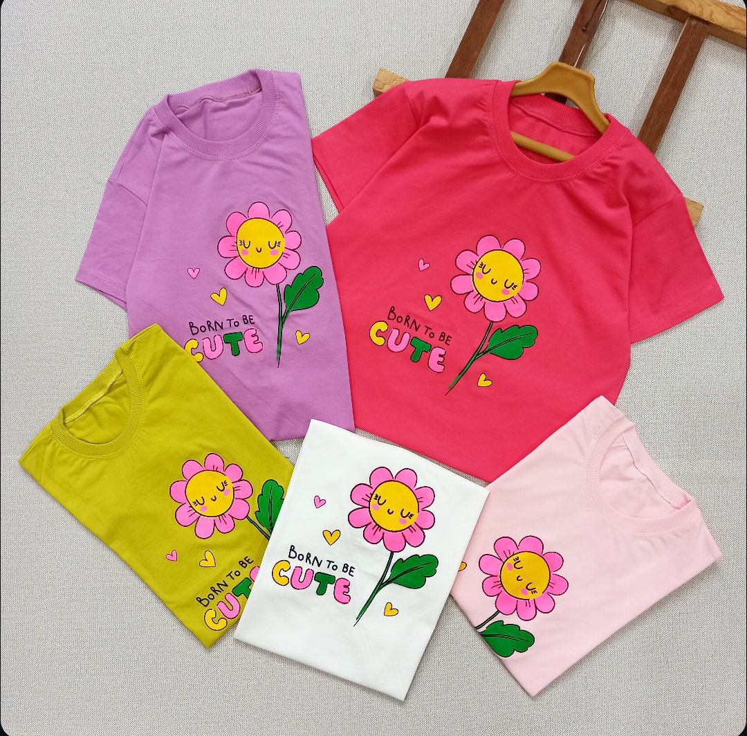 تیشرت طرح گل