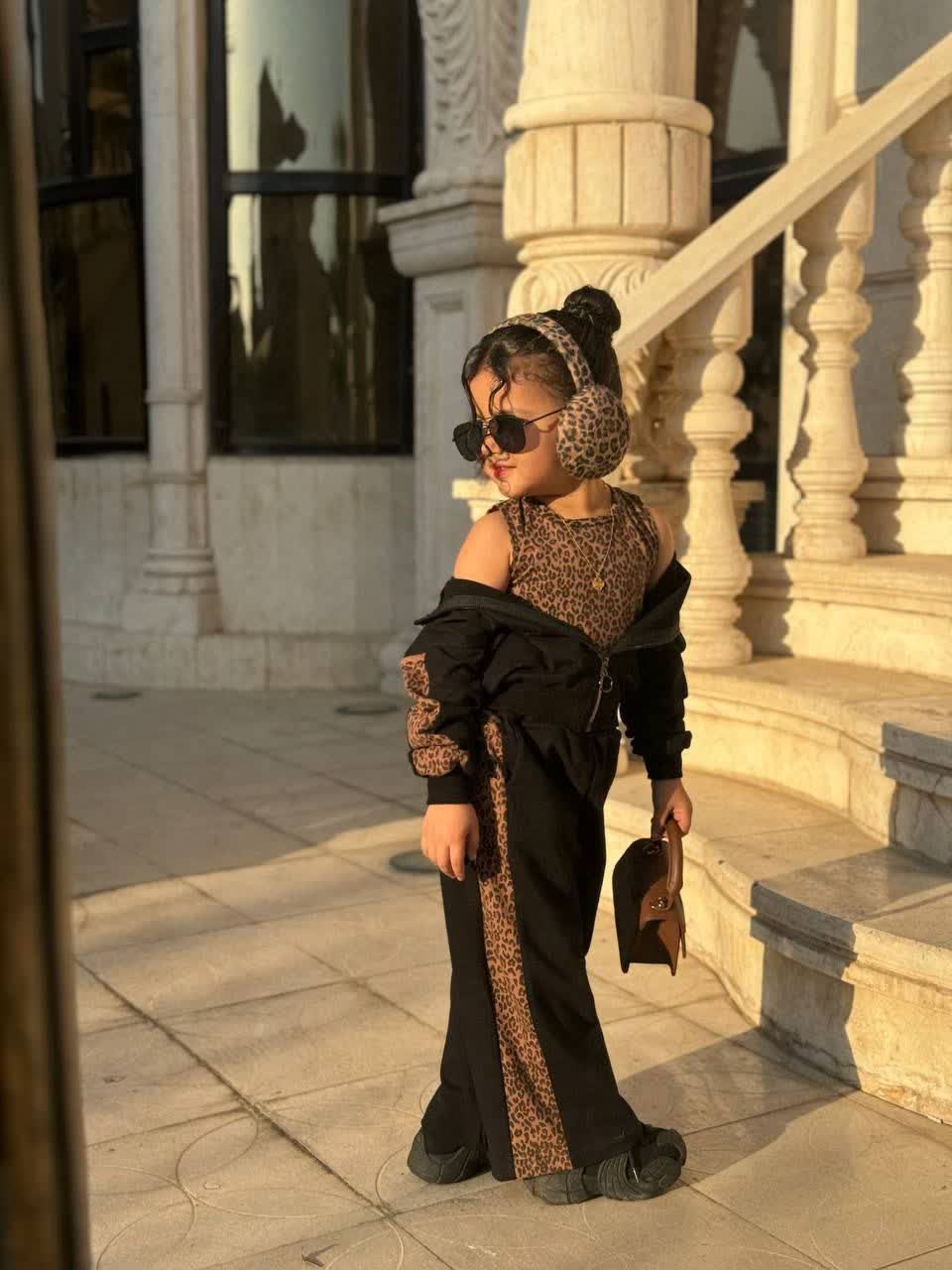 ست سه تیکه پلنگی