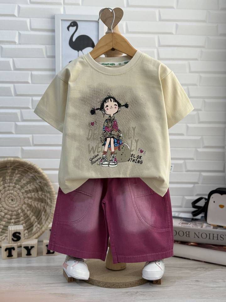 تیشرت شلوارک دخترانه
